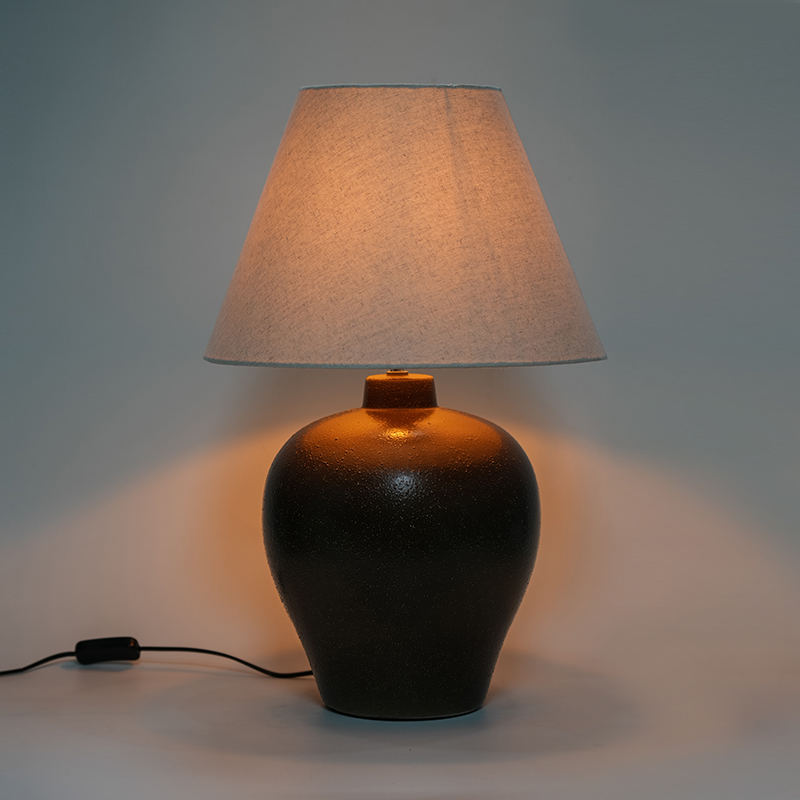 Balang seramik retro baru lampu meja katil gaya cina