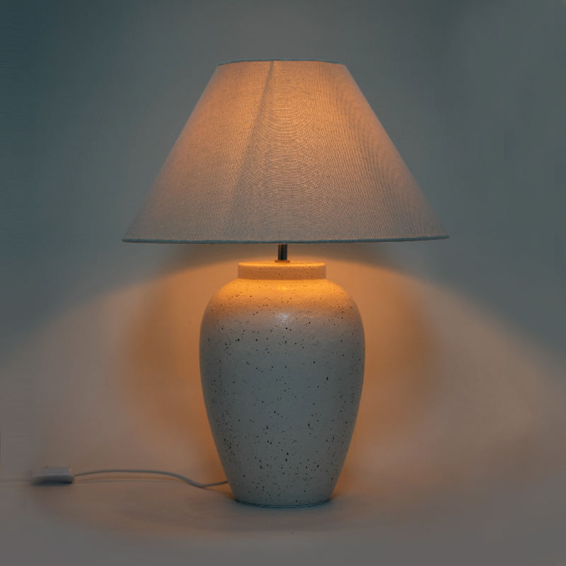 Lampu meja bilik tidur seramik nostalgia
