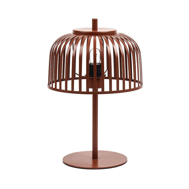 Lampu meja hiasan besi nordik