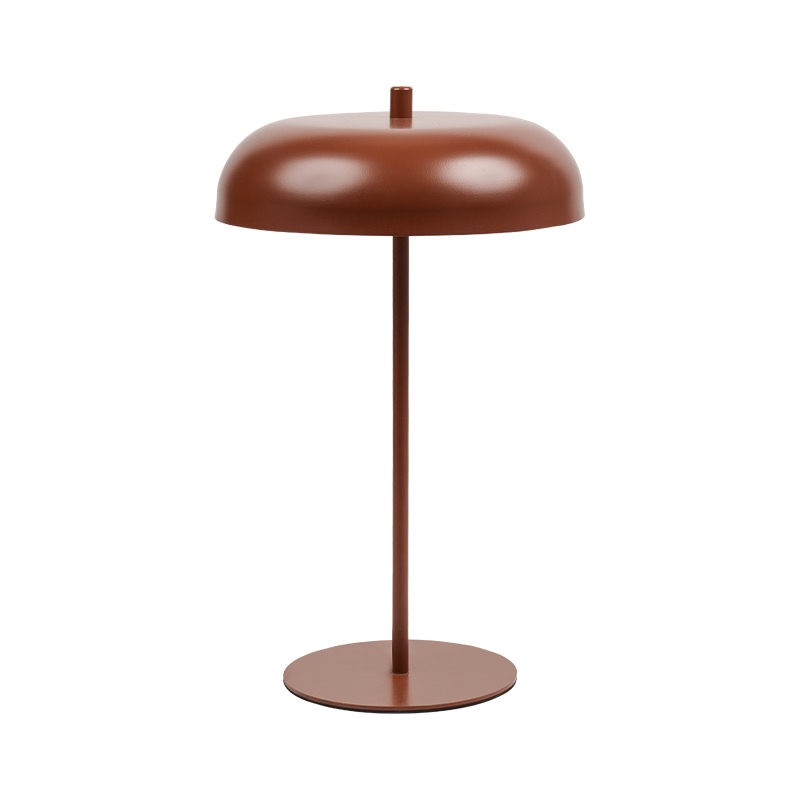 LED lampu meja logam vintaj