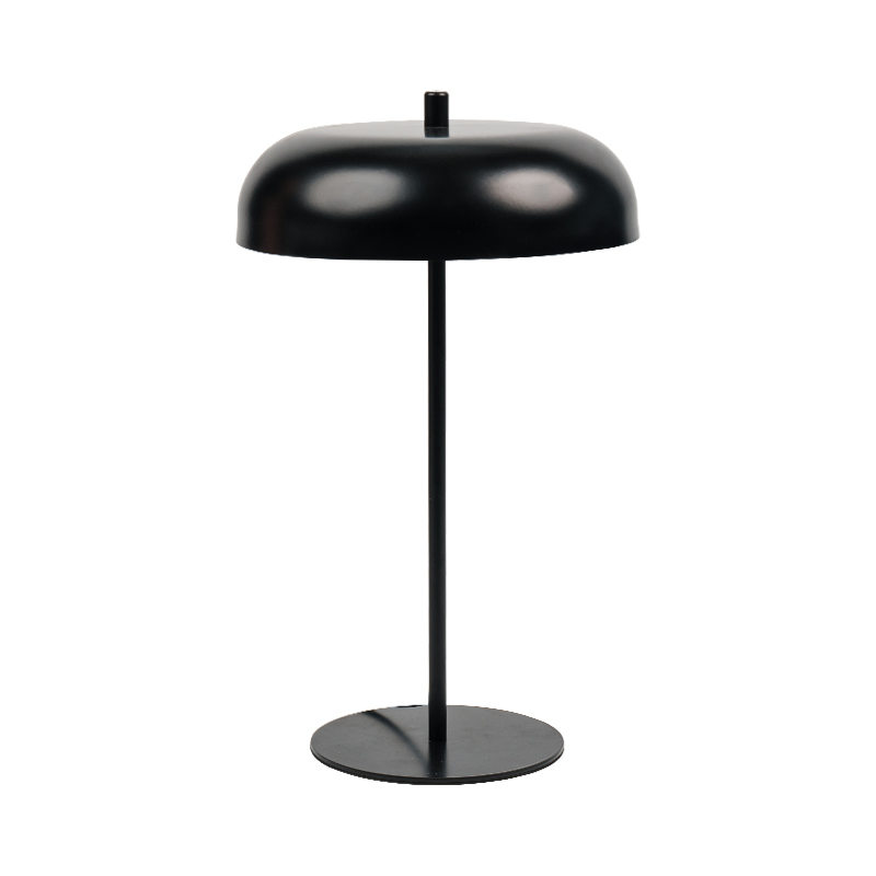 LED lampu meja logam vintaj