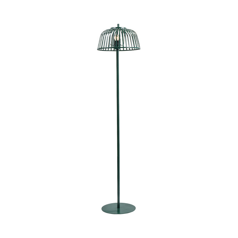 Lampu lantai lampu besi tempa besi tempa