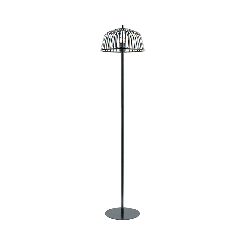 Lampu lantai lampu besi tempa besi tempa