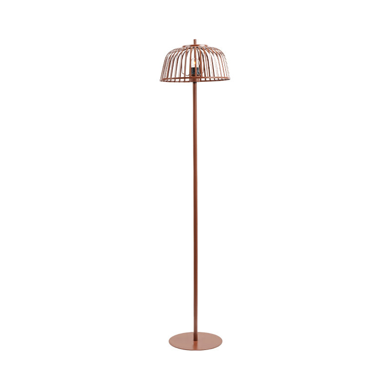 Lampu lantai lampu besi tempa besi tempa