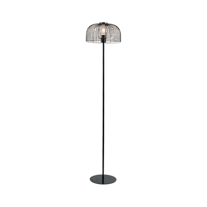 Lampu lantai hiasan besi tempa nordik