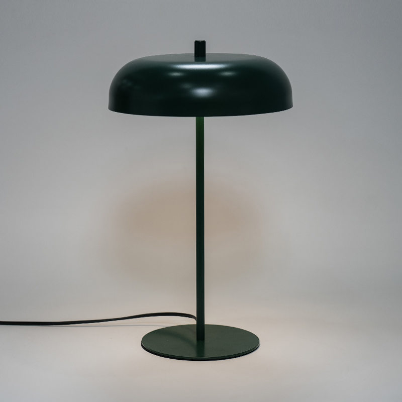LED lampu meja logam vintaj
