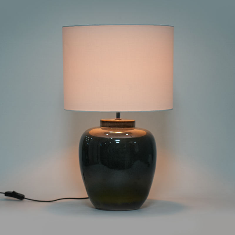 Lampu meja retro seramik warna kecerunan