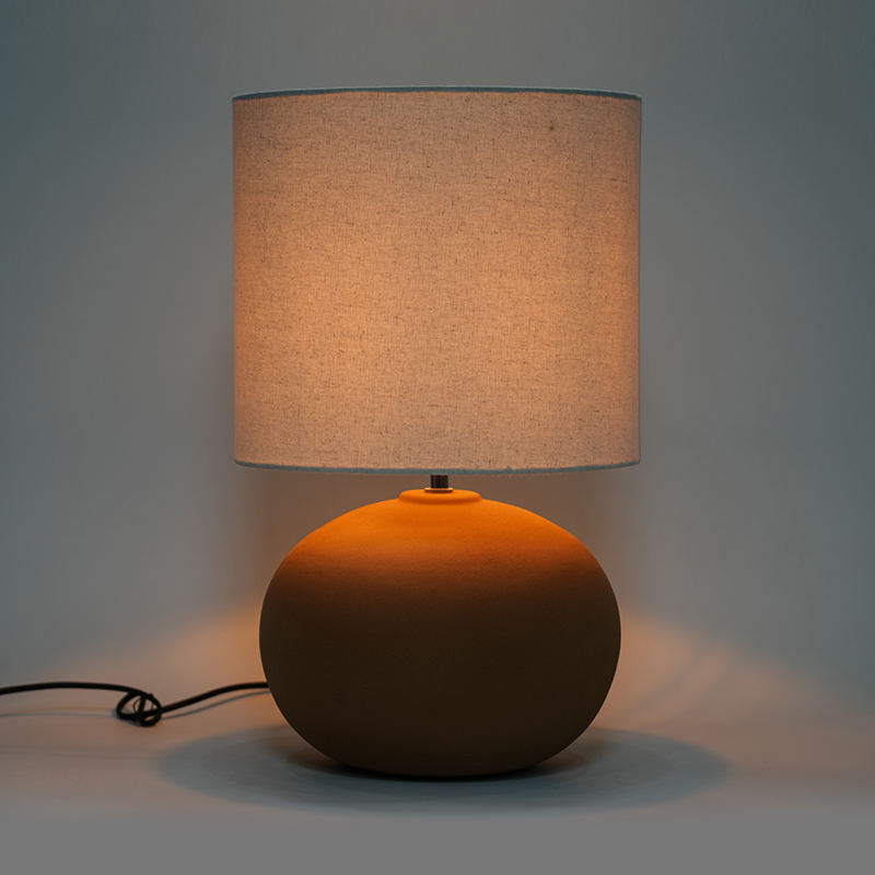 Lampu meja kreatif asas bulat