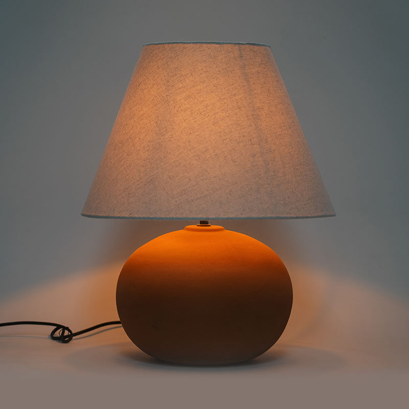Lampu meja kreatif asas bulat