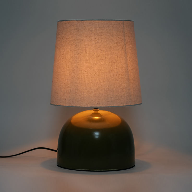 Lampu meja bawah bulat seramik yang besar