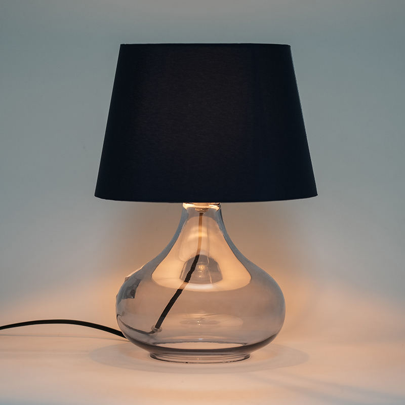 Lampu meja kaca gaya Eropah mudah