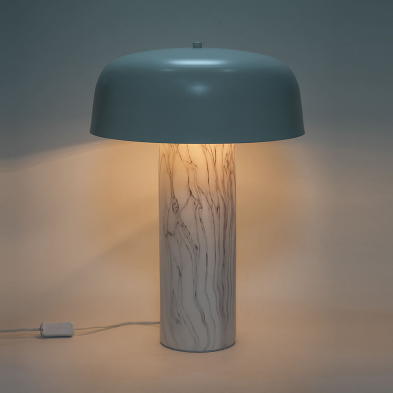 Lampu meja marmar nordik