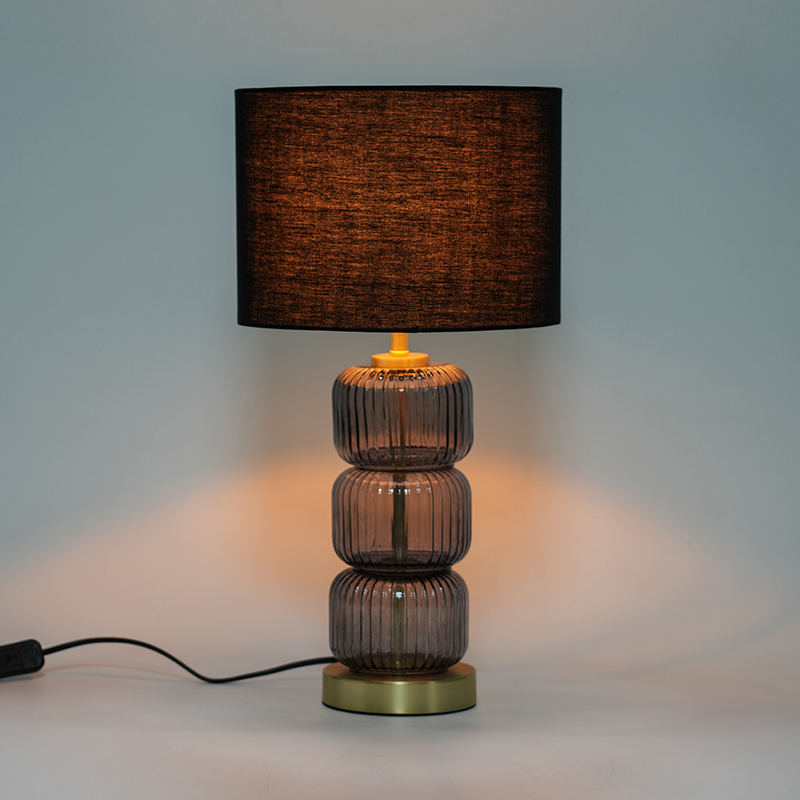 Lampu meja kaca kreatif nordik