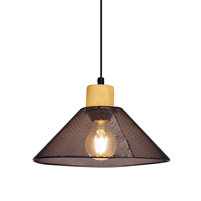Candelier Lampshade Black Hollow